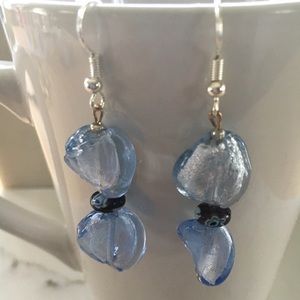 Blue earrings